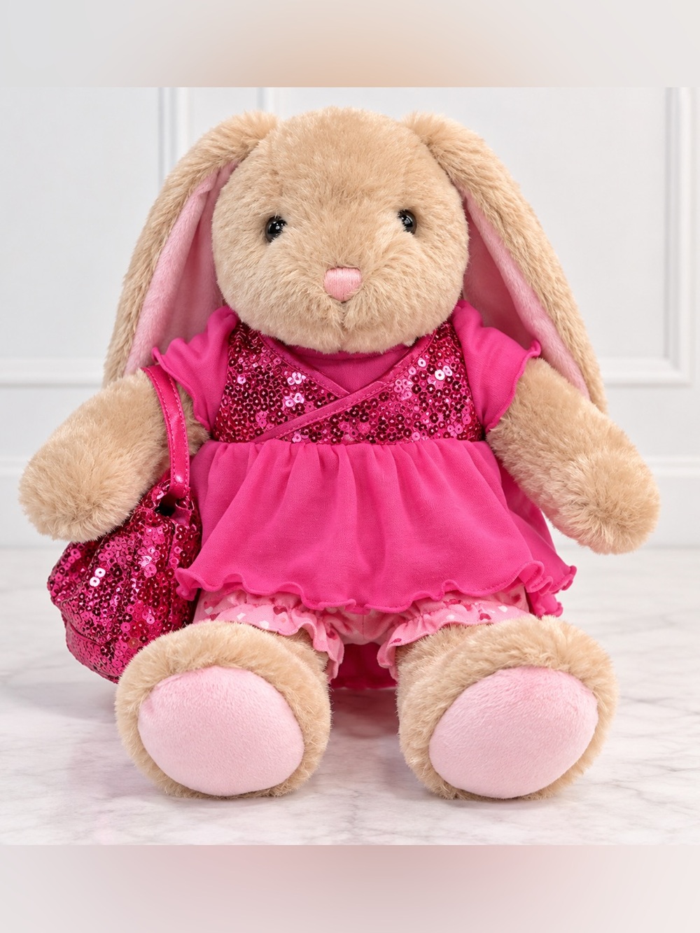 Build-A-Bear Sequins Top, Princess Shorts, Bag, Underwear,‎ Plush NOT Included